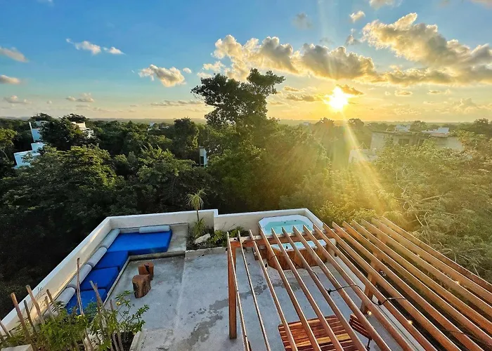 Prince, Loft & Rooftop, Private Pool & Jaccuzi Riviera Maya Pousada