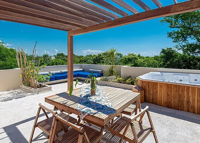 Prince, Loft & Rooftop, Private Pool & Jaccuzi Riviera Maya *