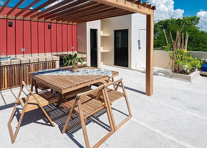 Pousada Prince, Loft & Rooftop, Private Pool & Jaccuzi Riviera Maya Puerto Morelos